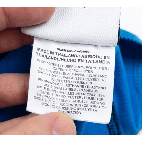 Disney Nike Golf Polo Men's Small Mickey Mouse Dot Camo Dri-Fit Wicking Blue - Picture 6 of 15